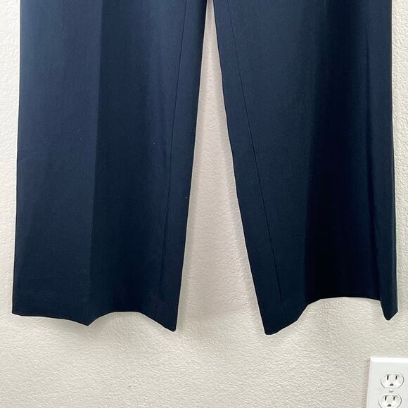 Casual Corner Annex Straight Leg High Rise Navy Blue Stretch Dress Pants NWT 4 - Picture 5 of 14